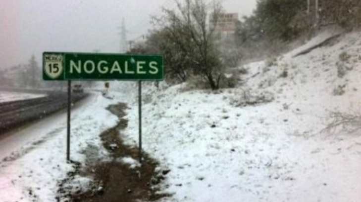 pronostican nieve nogales