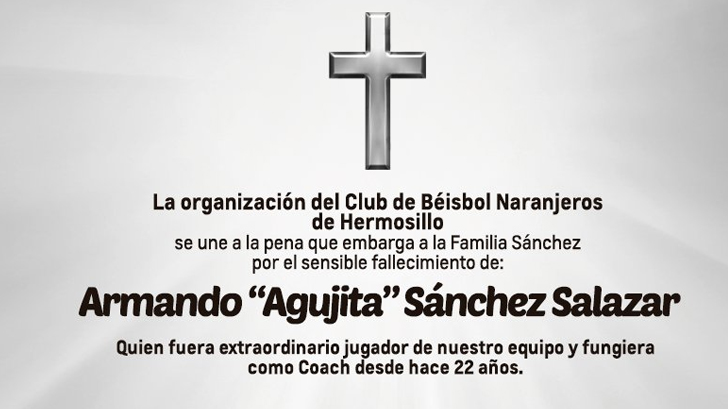 naranjeros agujita fallece