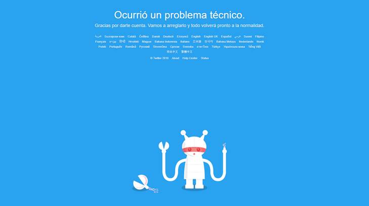 falla twitter