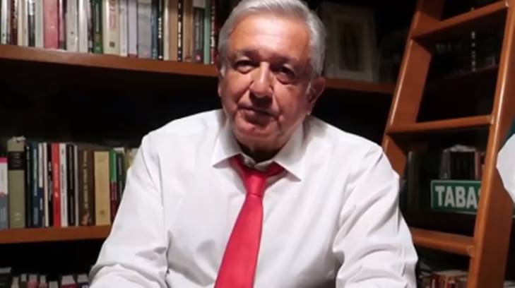 obrador video de su canal de facebook