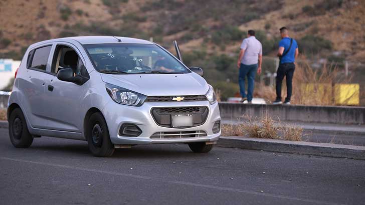 carro baleado 