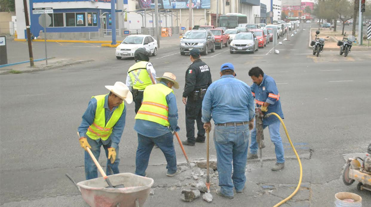 cierran calle trabajos