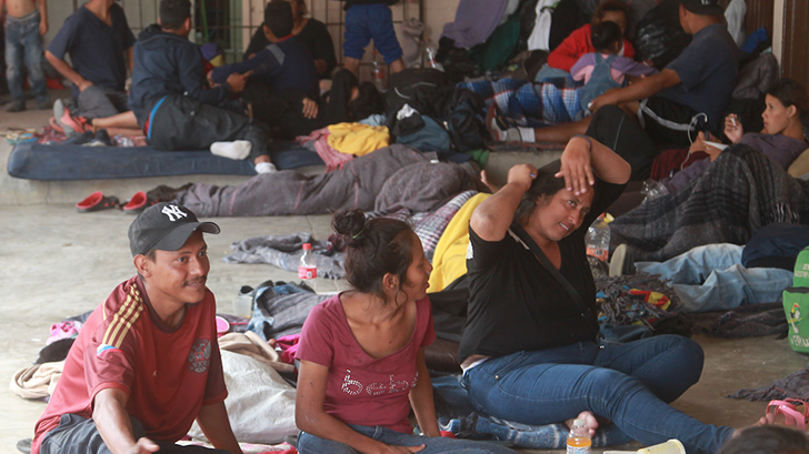 migrantes drama iglesia