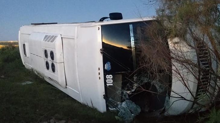 camion volcado