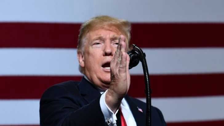 donald tump presion