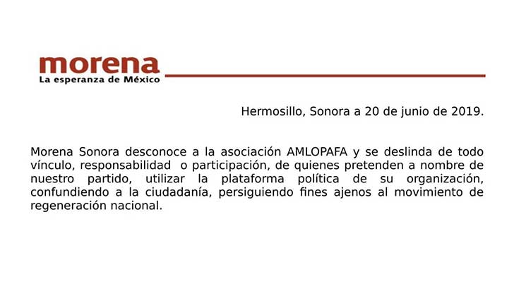 morena deslinda amlopafa