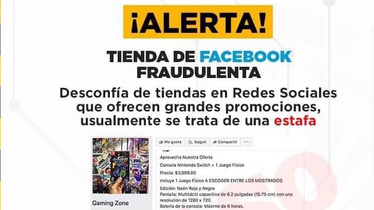 estafa video juegos facebook