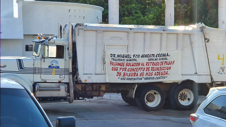 empalme sin servicio basura