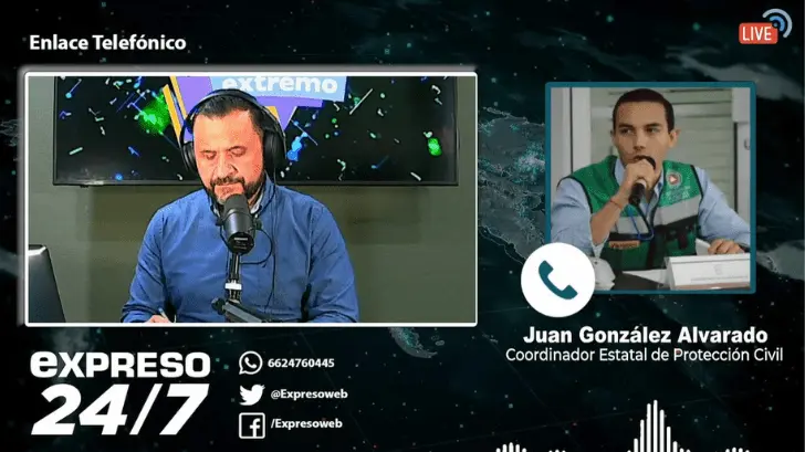 Juan González Alvarado, Coordinador Estatal de Protección Civil. (Foto: Especial/EXPRESO)