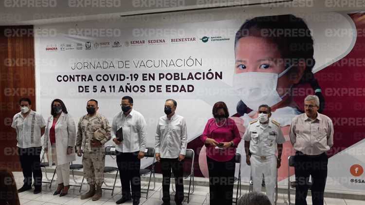 Inicia jornada de vacunación antiCovid para menores de 5 a 11 años