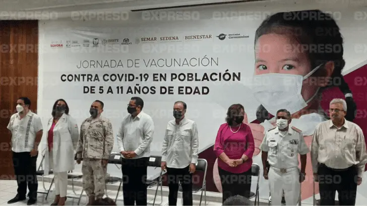 Inicia jornada de vacunación antiCovid para menores de 5 a 11 años