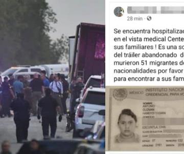 Esa credencial me la robaron,  desmiente ser una de las víctimas en Texas