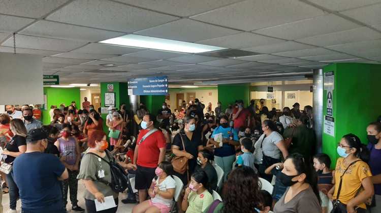 Así fue el primer día de vacunación a niños en el Hospital Infantil