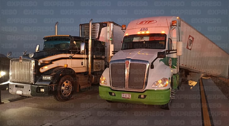 Se registra aparatoso choque múltiple sobre el tramo Hermosillo-Obregón