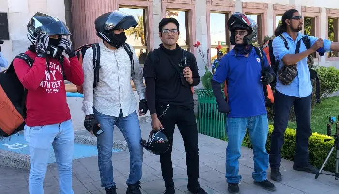 Repartidores de aplicaciones se unen para pedir un alto a la inseguridad