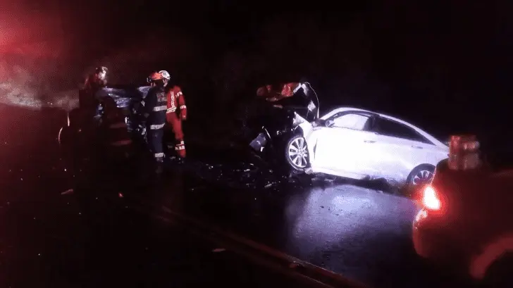 Pareja y su bebé pierden la vida en choque en la carretera Hermosillo-Ures