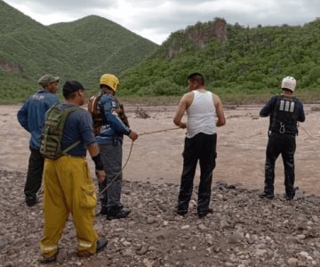 Localizan cuerpo de Raymundo Navarro; fue arrastrado por el Río Mayo