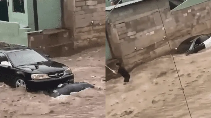 No medí bien: joven que intentó cruzar arroyo en Nogales; habrá sanciones