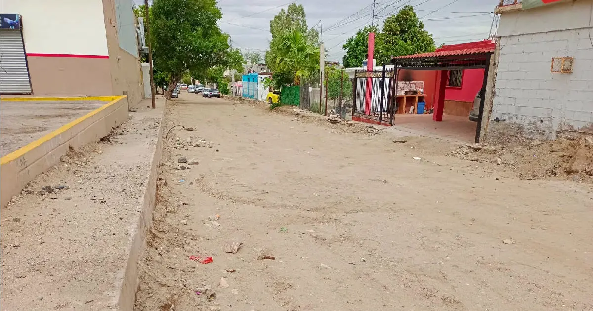 Colonia Insurgentes de Hermosillo tiene calles intransitables