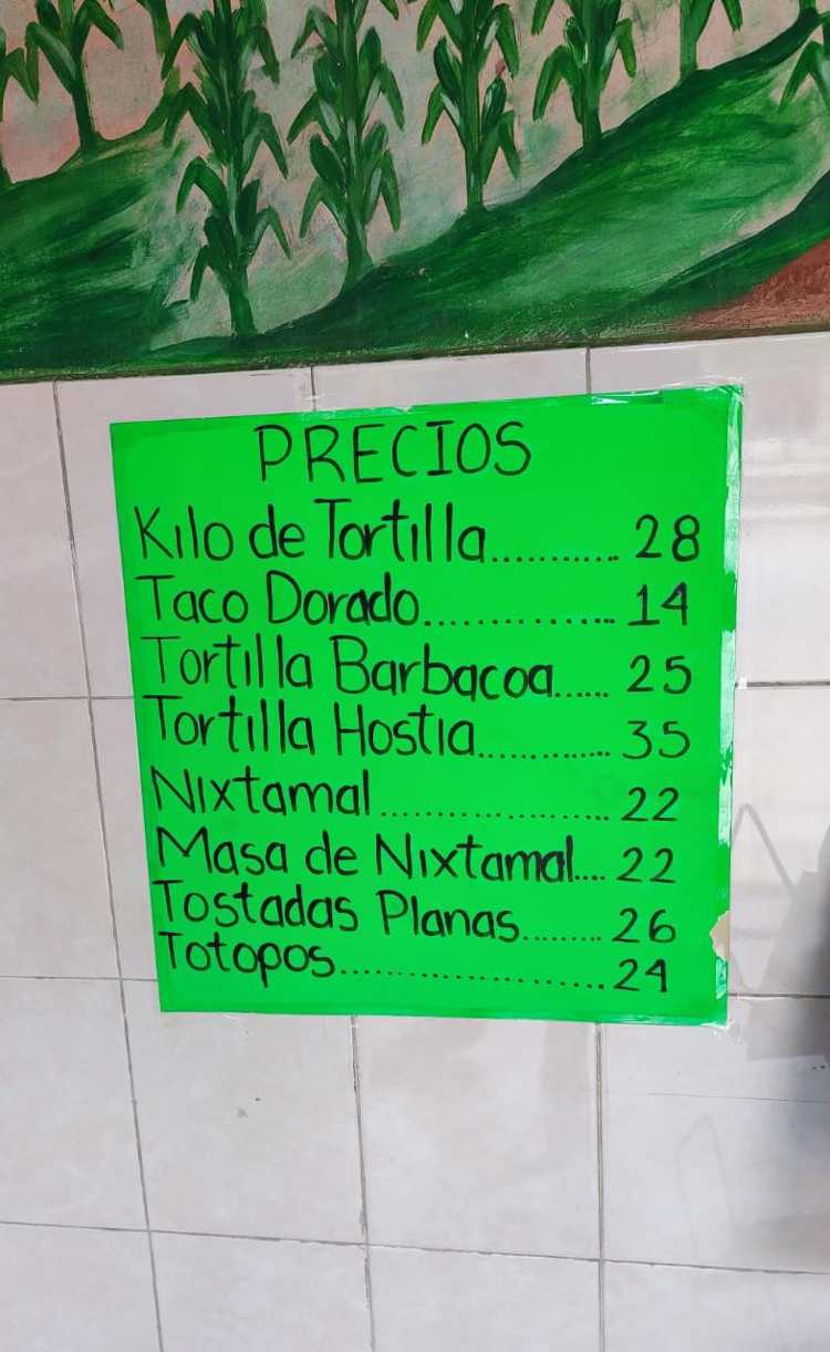 Tortilla de maíz llega a 28 pesos el kilo a causa de la inflación
