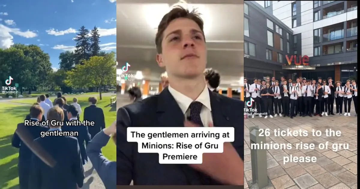 #Gentleminions: La tendencia de TikTok que ha provocado problemas en cines