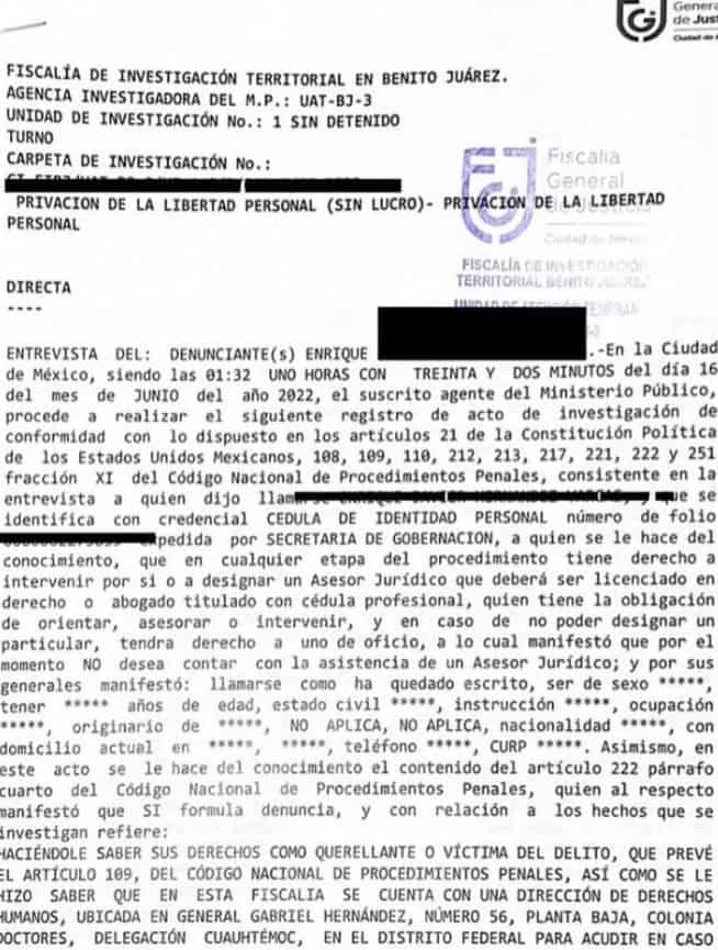 Me amarraron, acusan de secuestro a novio de Livia Brito