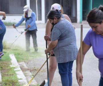 Cajemenses se organizan para limpiar espacios públicos