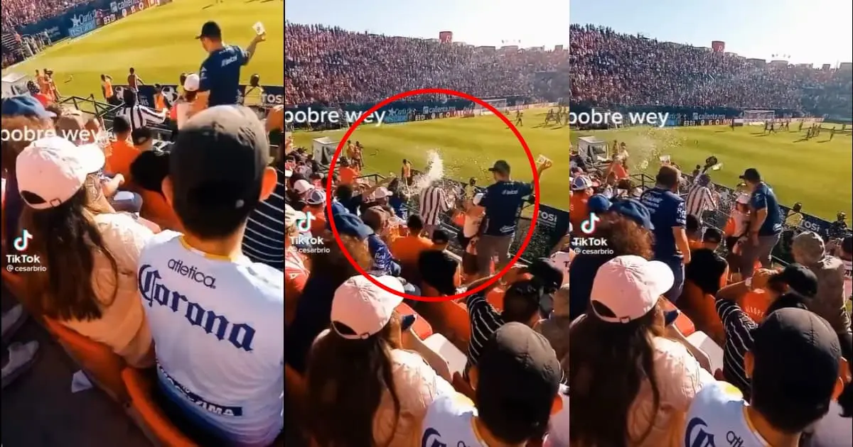 Aficionado de Rayados es agredido en el estadio Alfonso Lastras de San Luis