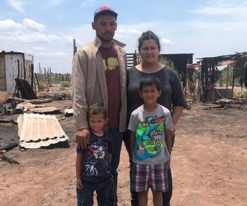 Familia de Ciudad Obregón lo pierde todo en incendio