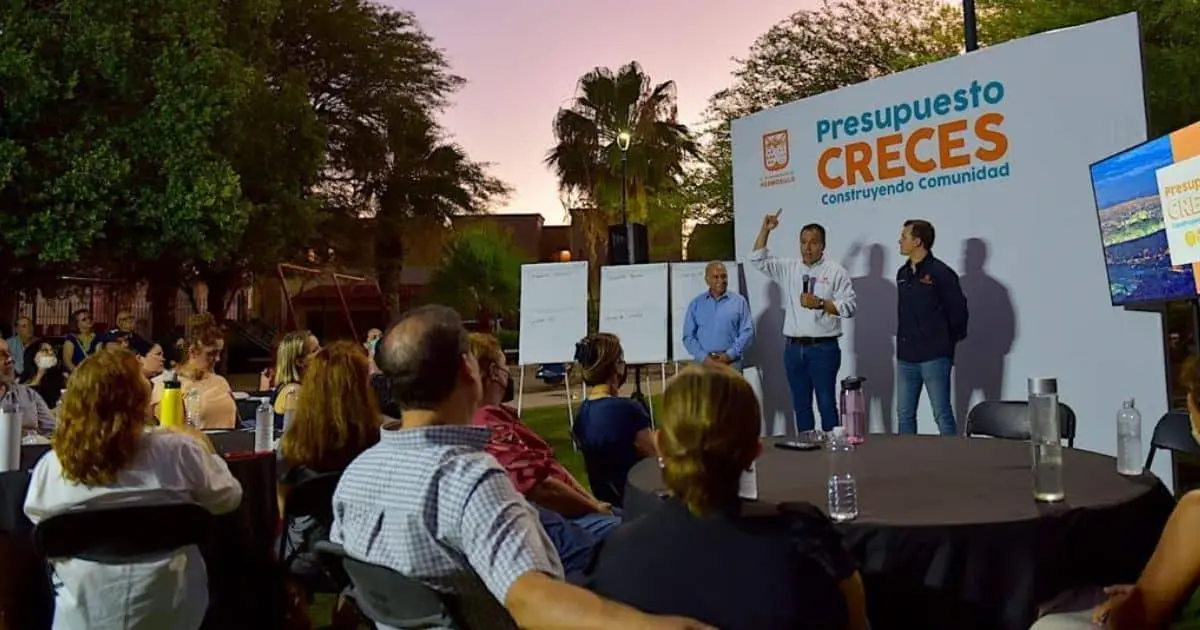 Toño Astiazarán presenta Presupuesto CRECES al norte de Hermosillo