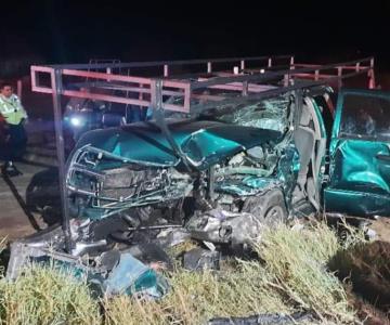 Accidente en carretera Hermosillo-Bahía de Kino deja un muerto y 11 heridos