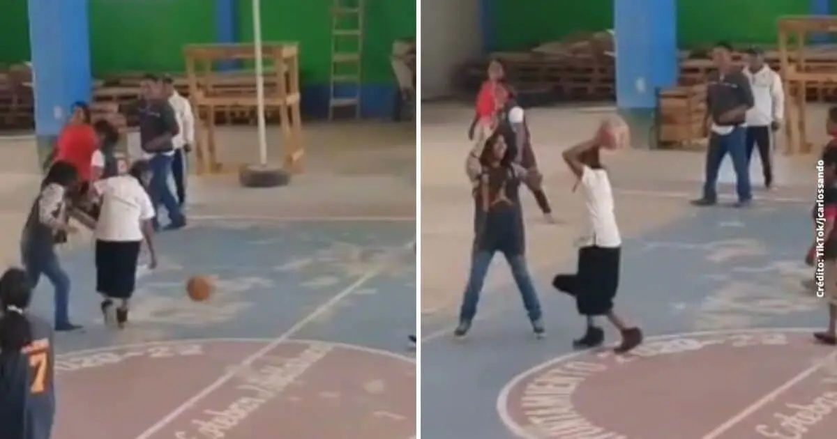 Abuelita mexicana causa revuelo en Tik Tok por su habilidad en basquetbol