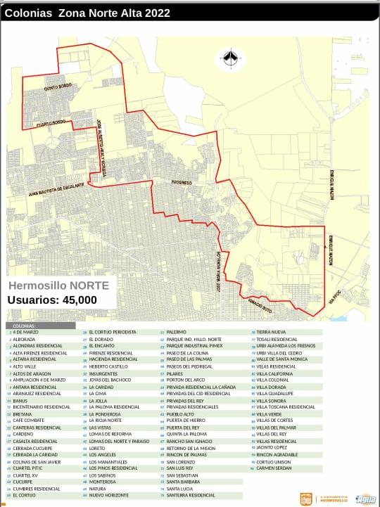 Lluvia deja sin agua a colonias del norte de Hermosillo
