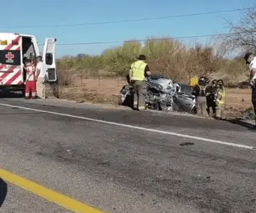 Choque en tramo Hermosillo-Kino deja a motociclista sin vida