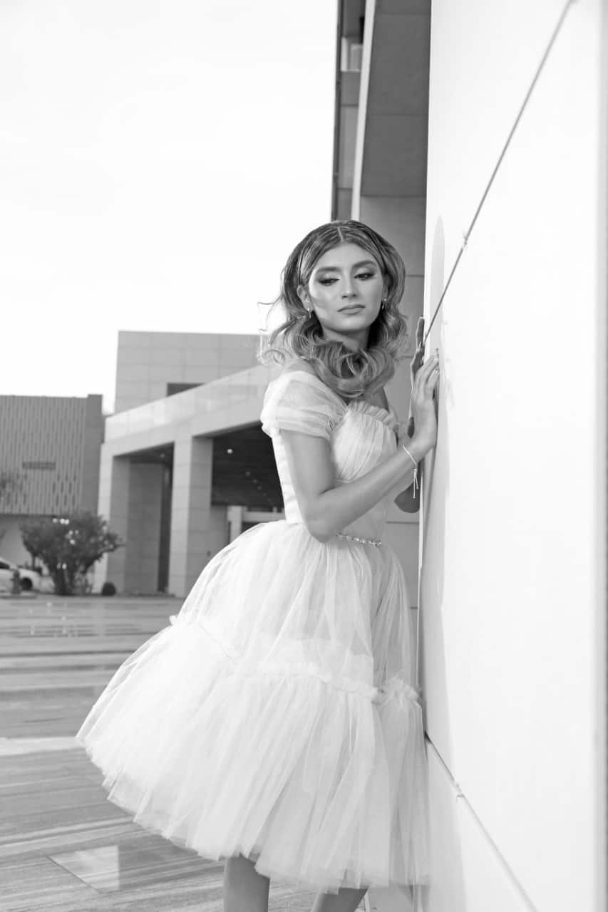 Bello photo shoot para Eva Jasmine