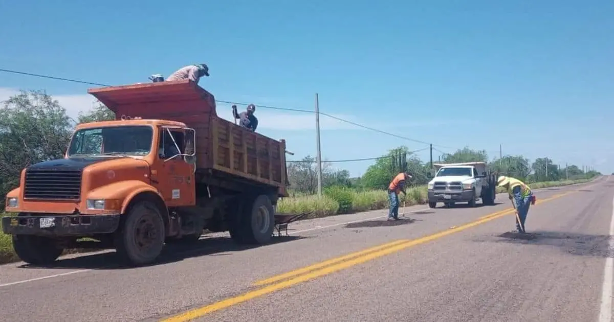 Anuncian programa emergente de bacheo para carretera Navojoa-Álamos