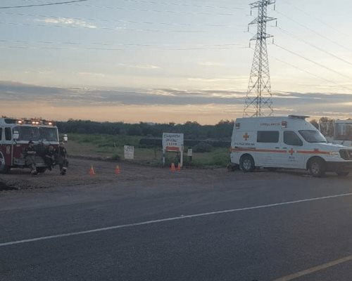 Arroyo arrastra vehículo en Hermosillo; padre y menor siguen desaparecidos