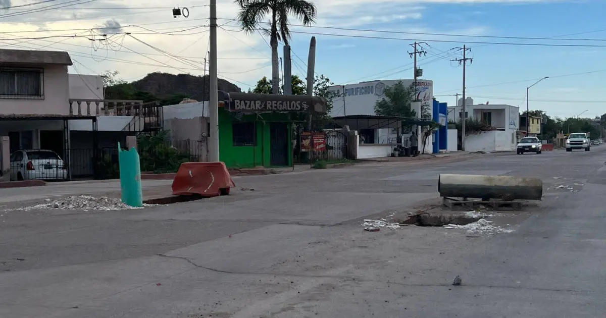 Un peligro para los Guaymenses; colectores de la CEA no tienen tapas