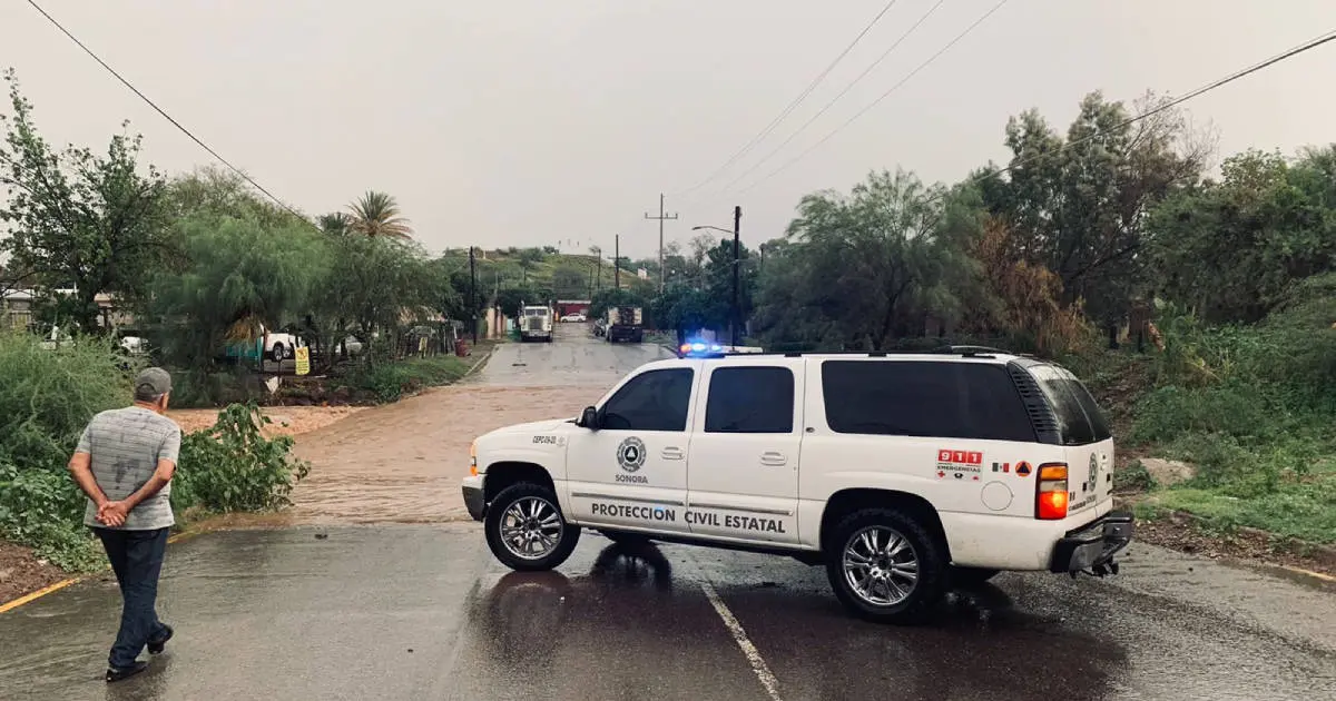 Se acerca el mes de lluvias más peligroso en Sonora, advierte PC