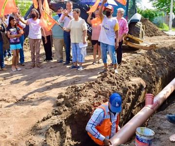 Inicia obra de pavimentación en avenida Pueblo de Álamos