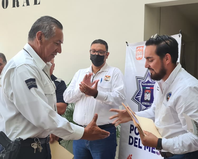 Ellos fueron los policías de Hermosillo sobresalientes de junio y julio