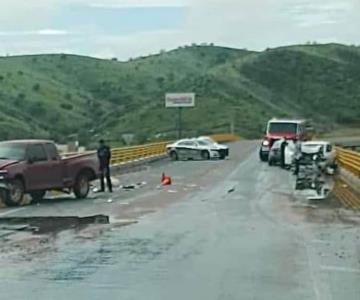 Triple choque en Nogales deja tres personas lesionadas