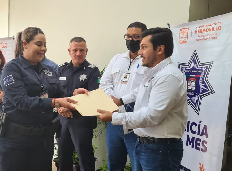 Ellos fueron los policías de Hermosillo sobresalientes de junio y julio