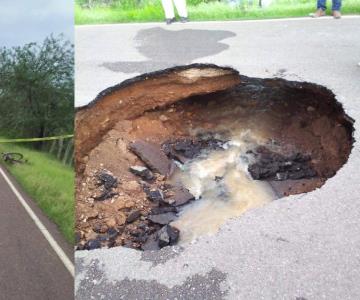 Continúan reparaciones en carreteras de Sonora por las pasadas lluvias