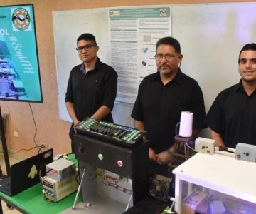 Estudiantes del UTH diseñan prototipo para reutilizar el agua