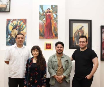 Inauguran la exposición colectiva Cu4tro