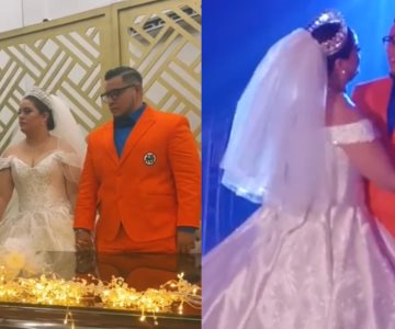 Novio se va vestido de Dragon Ball a su boda