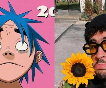 Gorillaz estrenará nuevo material discográfico junto a Bad Bunny