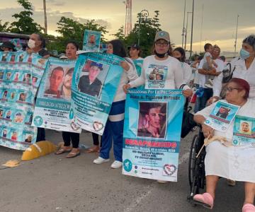 Colectivos de búsqueda marchan por Víctimas de Desapariciones Forzadas