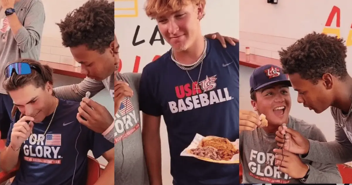 Equipo de beisbol de EU degusta y califica tacos sonorenses